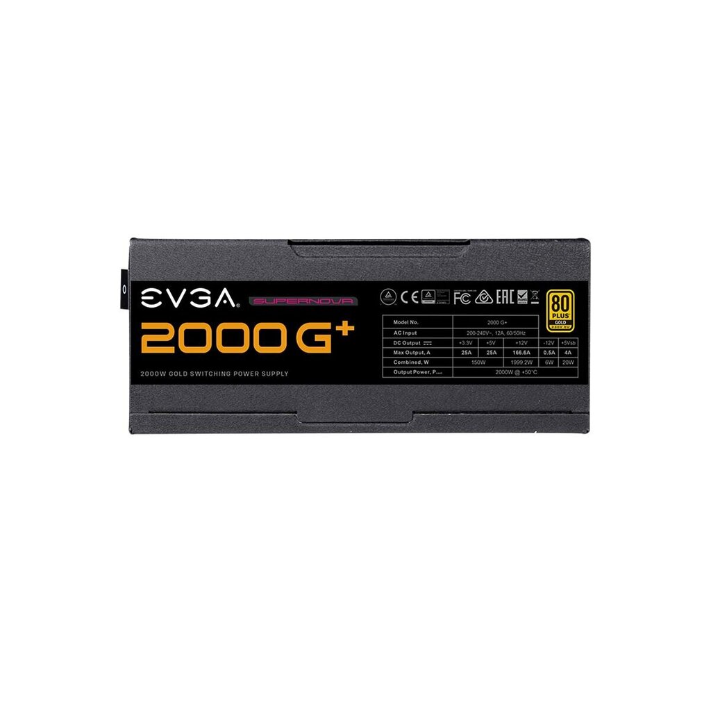 EVGA SuperNova 2000 G+ hind ja info | Toiteplokid (PSU) | kaup24.ee