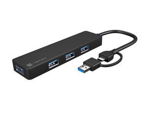 Natec USB 3.0 HUB цена и информация | Адаптеры и USB-hub | kaup24.ee