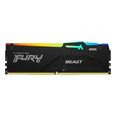 Модуль памяти Kingston Technology FURY Beast RGB 32 ГБ 1 x 32 ГБ DDR5 5200 МГц цена и информация | Оперативная память (RAM) | kaup24.ee