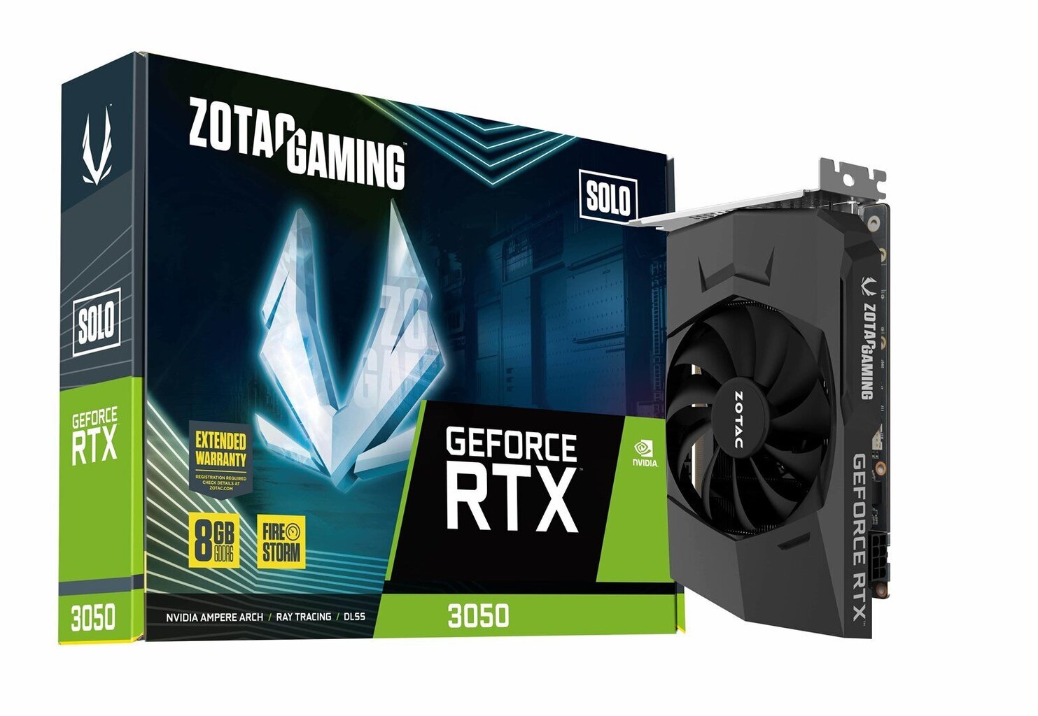 Zotac Gaming GeForce RTX 3050 Solo (ZT-A30500G-10L) цена и информация | Videokaardid (GPU) | kaup24.ee