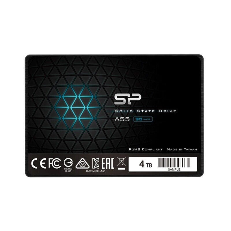 Silicon Power A55 4TB 2.5" hind ja info | Sisemised kõvakettad (HDD, SSD, Hybrid) | kaup24.ee