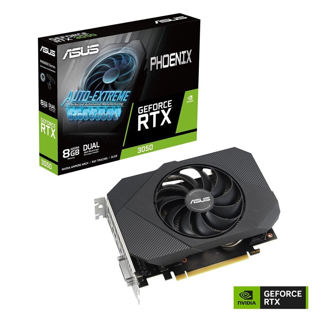 Asus Phoenix GeForce RTX 3050 V2 8GB GDDR6 hind ja info | Videokaardid (GPU) | kaup24.ee