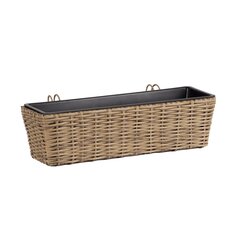 Rõdu lillekast Wicker, 60x20x17 cm hind ja info | Dekoratiivsed lillepotid | kaup24.ee