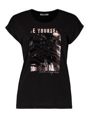 Женская футболка Hailys LUCIA TS*01 4067218740889, черная цена и информация | Футболка женская | kaup24.ee