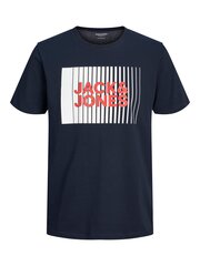 Детская футболка Jack & Jones 12237411*04 5715425332791, тёмно-синяя цена и информация | Рубашки для мальчиков | kaup24.ee