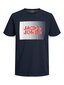 Jack & Jones T-särk lastele 12237411*04 5715425332791, tumesinine hind ja info | Poiste särgid | kaup24.ee