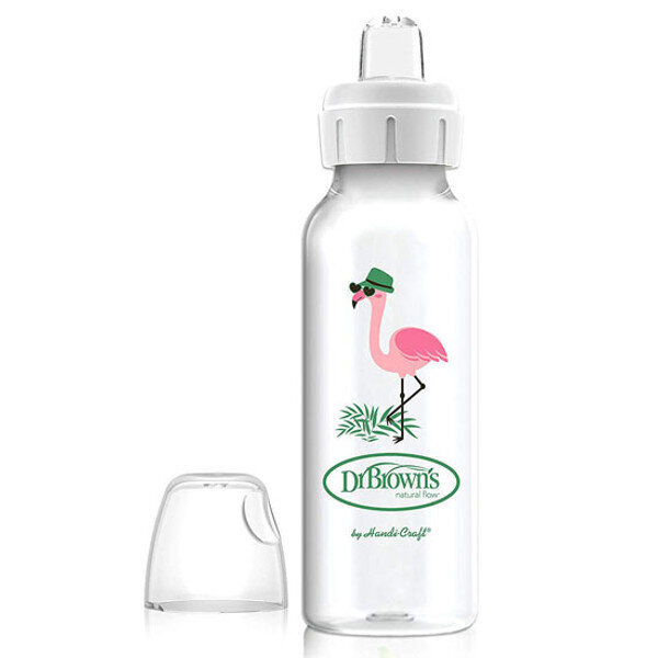 Lutipudel Dr. Brown's Flamingo SB81094, 6+ kuud, 250 ml hind ja info | Lutipudelid ja aksessuaarid | kaup24.ee