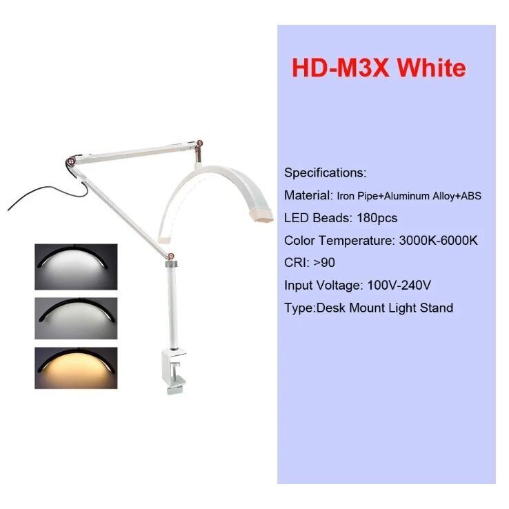 Andoer HD-M3X LED valgustussüsteem, must hind ja info | Fotovalgustuse seadmed | kaup24.ee