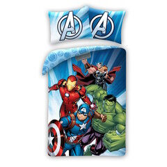 Laste voodipesukomplekt Avengers, 140x200, 2 osa hind ja info | Beebide ja laste voodipesu | kaup24.ee