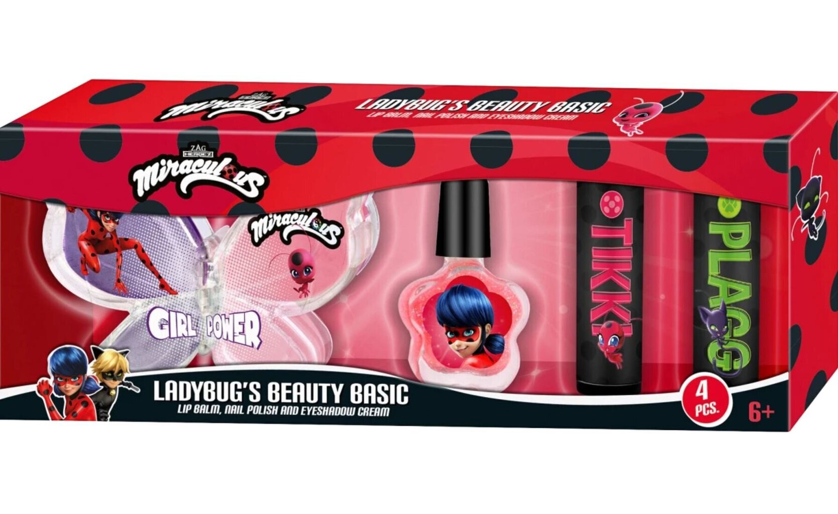 Laste meigikomplekt Ladybug's Beauty Basic hind ja info | Laste ja ema kosmeetika | kaup24.ee