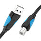 Vention USB 2.0/USB-B, 5 m цена и информация | Kaablid ja juhtmed | kaup24.ee