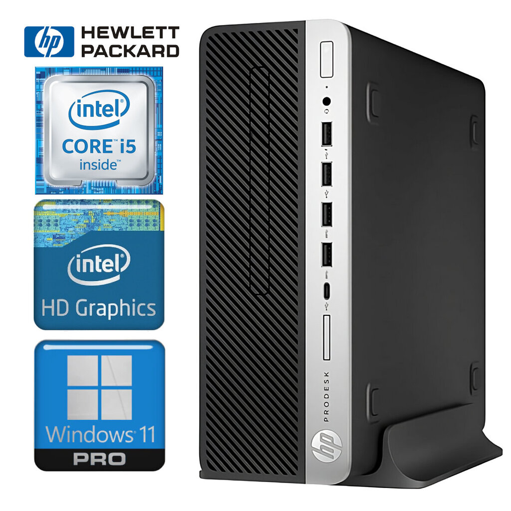HP 600 G5 SFF i5-9500 16GB 2TB WIN11Pro hind ja info | Lauaarvutid | kaup24.ee