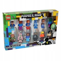 Figuurid konstruktoritele Minecraft, 12 tk цена и информация | Игрушки для мальчиков | kaup24.ee