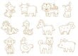 Vitraažvärvikomplekt SD10P10 Zodiac, Amos, 10 värvi 10,5 ml + 12 ripatsit hind ja info | Kunstitarbed, voolimise tarvikud | kaup24.ee