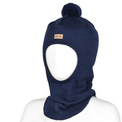 Детская шапка-шлем Kivat 462*65, тёмно-синяя 6419580262038 цена и информация | Шапки, перчатки, шарфы для мальчиков | kaup24.ee
