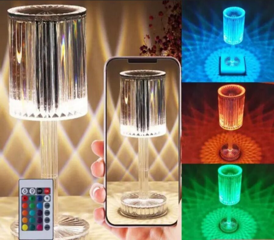 LED-öölamp Crystal цена и информация | Peokaunistused | kaup24.ee