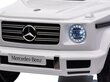 Laste elektriauto Mercedes-Benz G500 muusikamooduliga, üks iste, valge hind ja info | Laste elektriautod | kaup24.ee