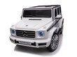 Laste elektriauto Mercedes-Benz G500 muusikamooduliga, üks iste, valge hind ja info | Laste elektriautod | kaup24.ee