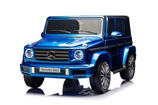 Детский электромобиль Mercedes-Benz G500 с музыкальным модулем, одноместный, синий цена и информация | Электромобили для детей | kaup24.ee