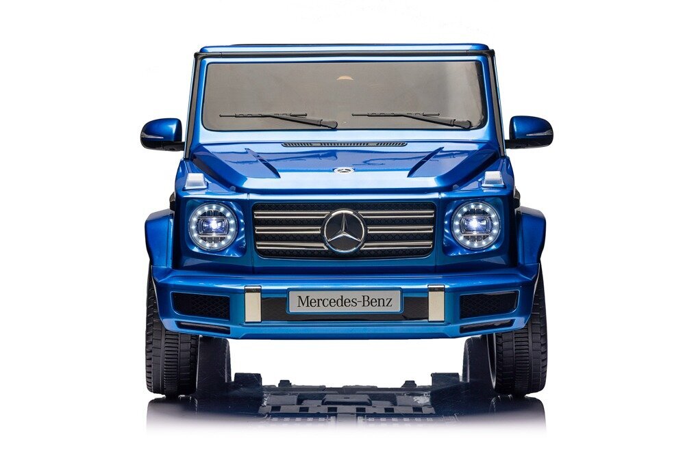 Laste elektriauto Mercedes-Benz G500 muusikamooduliga, üks iste, sinine цена и информация | Laste elektriautod | kaup24.ee