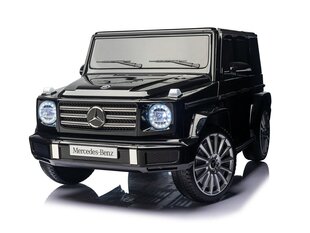 Детский электромобиль Mercedes-Benz G500 с музыкальным модулем, одноместный, черный цена и информация | Электромобили для детей | kaup24.ee