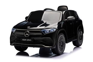 Детский электромобиль Mercedes-Benz EQA 250 с музыкальным модулем, одноместный, черный цена и информация | Электромобили для детей | kaup24.ee