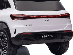 Детский электромобиль Mercedes-Benz EQA 250 с музыкальным модулем, одноместный, белый цена и информация | Электромобили для детей | kaup24.ee