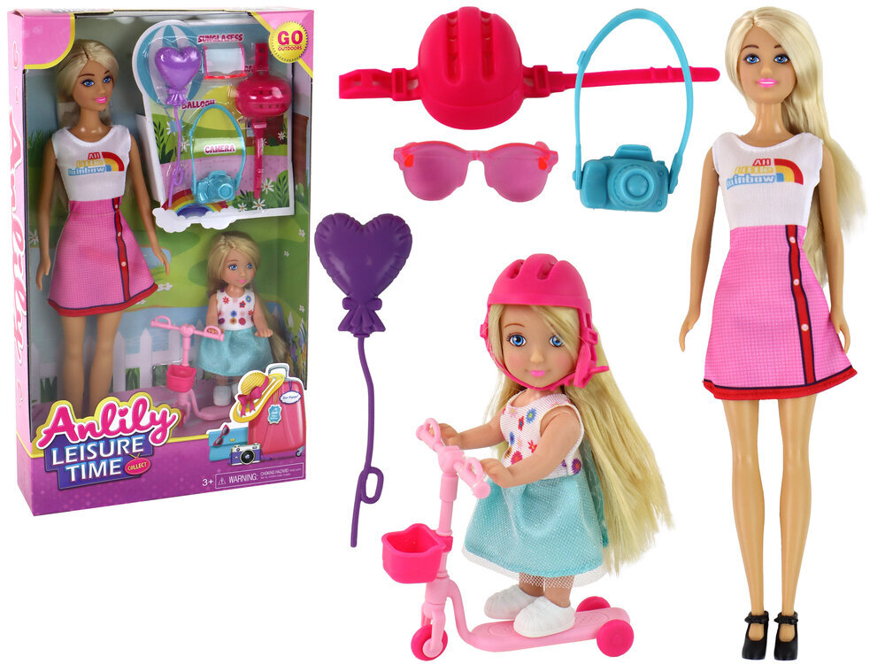 Anlily nukukomplekt lapse ja aksessuaaridega 8 elementi hind ja info | Tüdrukute mänguasjad | kaup24.ee