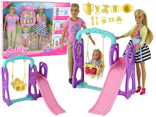 Anlily nukukomplekt mänguväljaku ja aksessuaaridega hind ja info | Tüdrukute mänguasjad | kaup24.ee