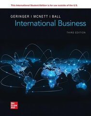 International Business ISE 3rd edition hind ja info | Majandusalased raamatud | kaup24.ee