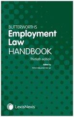 Butterworths Employment Law Handbook 30th edition hind ja info | Majandusalased raamatud | kaup24.ee