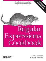 Regular Expressions Cookbook 2e 2nd Revised edition hind ja info | Majandusalased raamatud | kaup24.ee