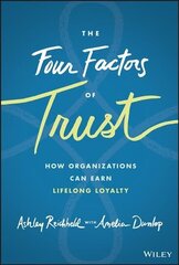 Four Factors of Trust: How Organizations Can Earn Lifelong Loyalty hind ja info | Majandusalased raamatud | kaup24.ee