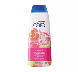 Сияющий лосьон для тела Avon Care Radiant с розовой водой и экстрактом масла ши, 400мл цена и информация | Кремы, лосьоны для тела | kaup24.ee