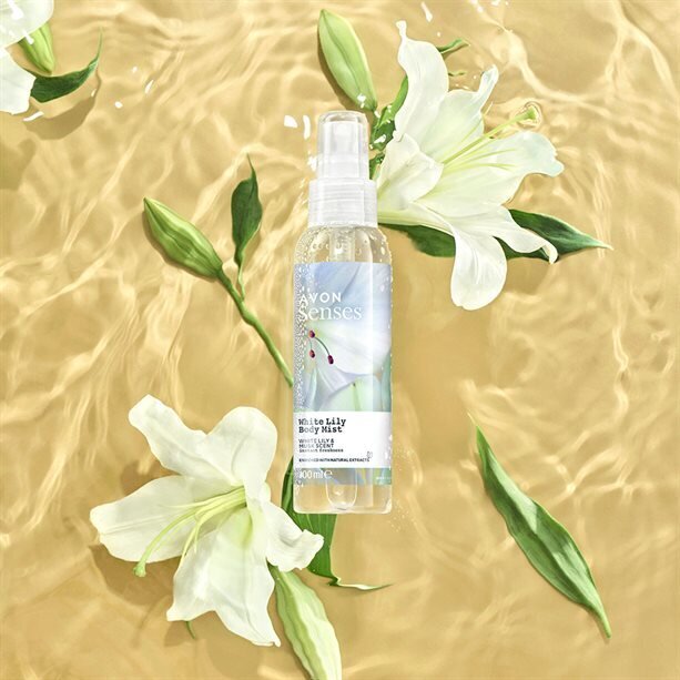 White Lily kehasprei liilia ja muskuse lõhnaga, 100 ml, Avon hind ja info | Kehakreemid, kehaspreid | kaup24.ee