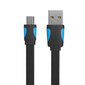 Vention VAS-A14-B050, Flat USB 2.0 A to Mini 5-pin cable 0.5m hind ja info | Kaablid ja juhtmed | kaup24.ee