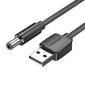 Vention USB/DC 5.5mm, 1.5 m hind ja info | Kaablid ja juhtmed | kaup24.ee