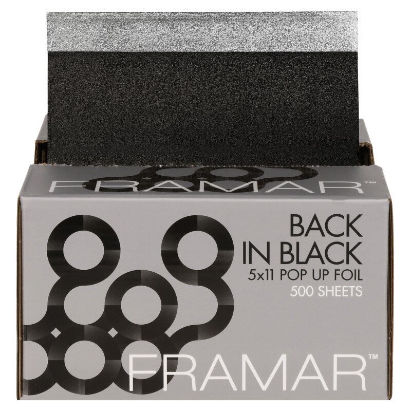 Framar Back in Black fooliumi lehed, 500 lehte цена и информация | Juuksevärvid | kaup24.ee