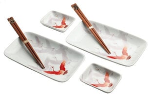 Sushi serveerimiskomplekt, 6 tk. цена и информация | Посуда, тарелки, обеденные сервизы | kaup24.ee