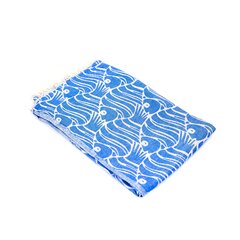 Сауна-плед, пляжное полотенце, сауна-полотенце, синее, 90x170 см цена и информация | Полотенца | kaup24.ee