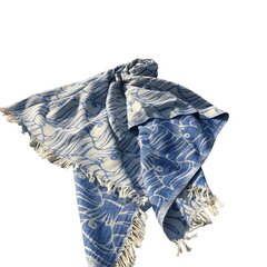 Сауна-плед, пляжное полотенце, сауна-полотенце, синее, 90x170 см цена и информация | Полотенца | kaup24.ee