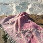 RollnLay saunalina- ja rannarätik, roosa , 90x170 cm hind ja info | Rätikud, saunalinad | kaup24.ee