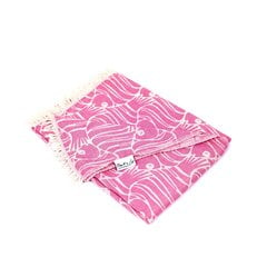 Сауна-плед, пляжное полотенце, сауна-полотенце, розовое, 90x170 см цена и информация | Полотенца | kaup24.ee