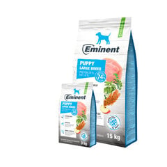 Eminent Puppy Large Breed 28/14 Gluteenivaba koeratoit suurte ja hiiglaslike tõugude kutsikatele, tiinetele ja imetavatele koertele, 3kg цена и информация | Сухой корм для собак | kaup24.ee