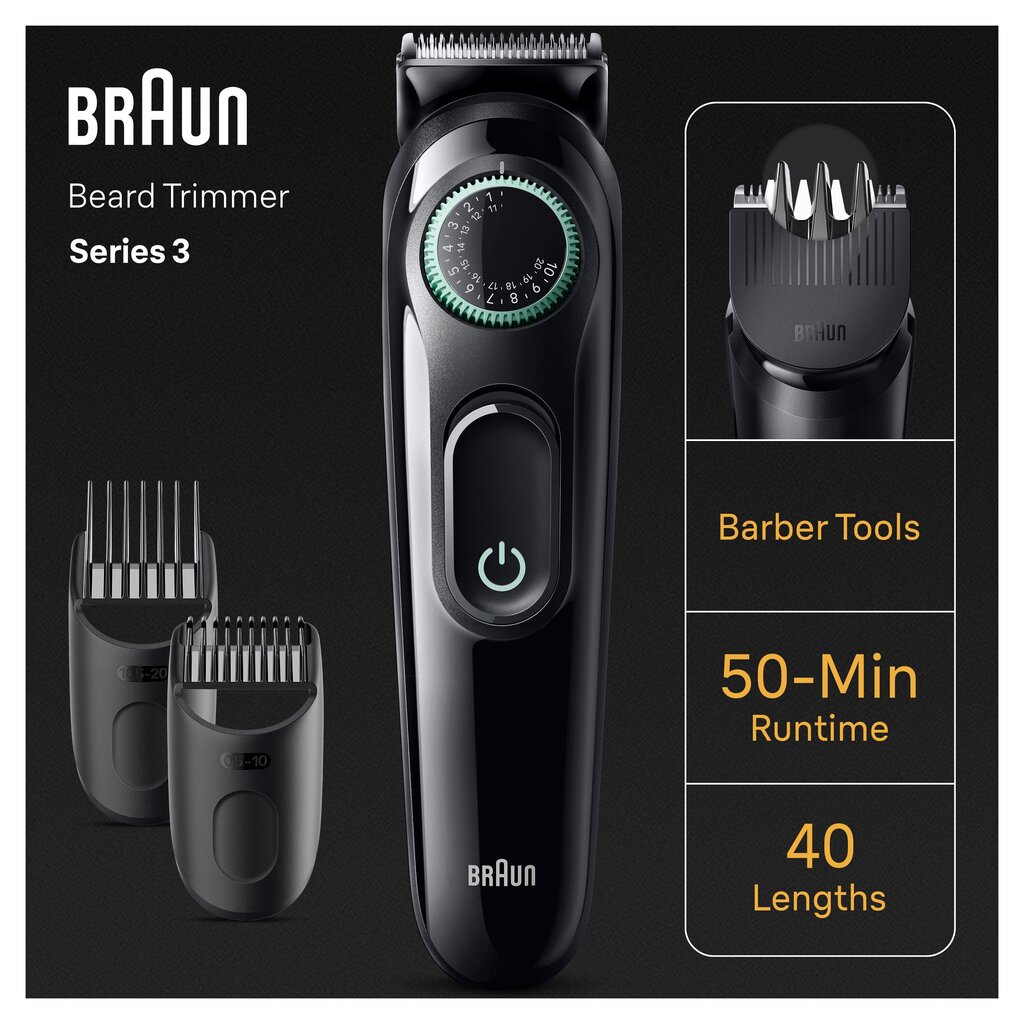 Braun BT3411 цена и информация | Juukselõikusmasinad, trimmerid | kaup24.ee