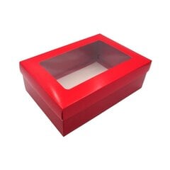 Подарочная коробка с прозрачным окошком цена и информация | Подарочные упаковки | kaup24.ee