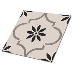 Kleepuvad dekoratiivplaadid Decormat 30x30cm, 9 tk, araabia lillemuster hind ja info | Põrandaplaadid | kaup24.ee