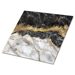 Kleepuvad dekoratiivplaadid Decormat 30x30cm, 9 tk, marmorist rand цена и информация | Плитка на пол | kaup24.ee