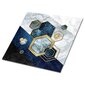 Kleepuvad dekoratiivplaadid Decormat 30x30cm, 9 tk, kuusnurkade abstraktsioon hind ja info | Põrandaplaadid | kaup24.ee