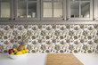 Kleepuvad dekoratiivplaadid Decormat 30x30cm, 9 tk, lilleline ornament hind ja info | Põrandaplaadid | kaup24.ee